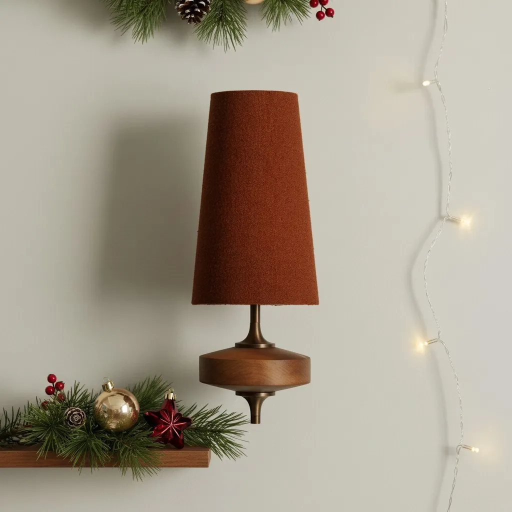 Chrona Rho Fabric Sculpt Wall Lamp - Artistic Contemporary Style T122