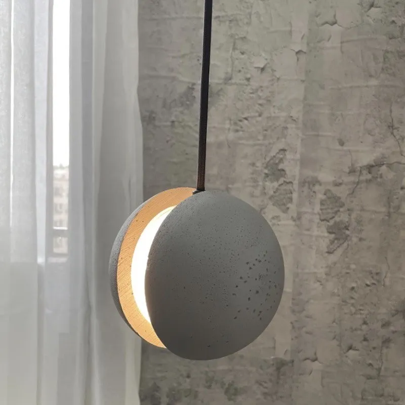 MARS Concrete Pendant Light For Living Room