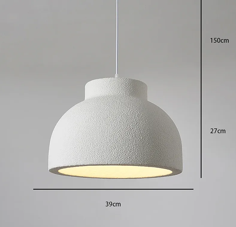 Nordic Bowl Minimalist Polystyrene Pendant Light D829