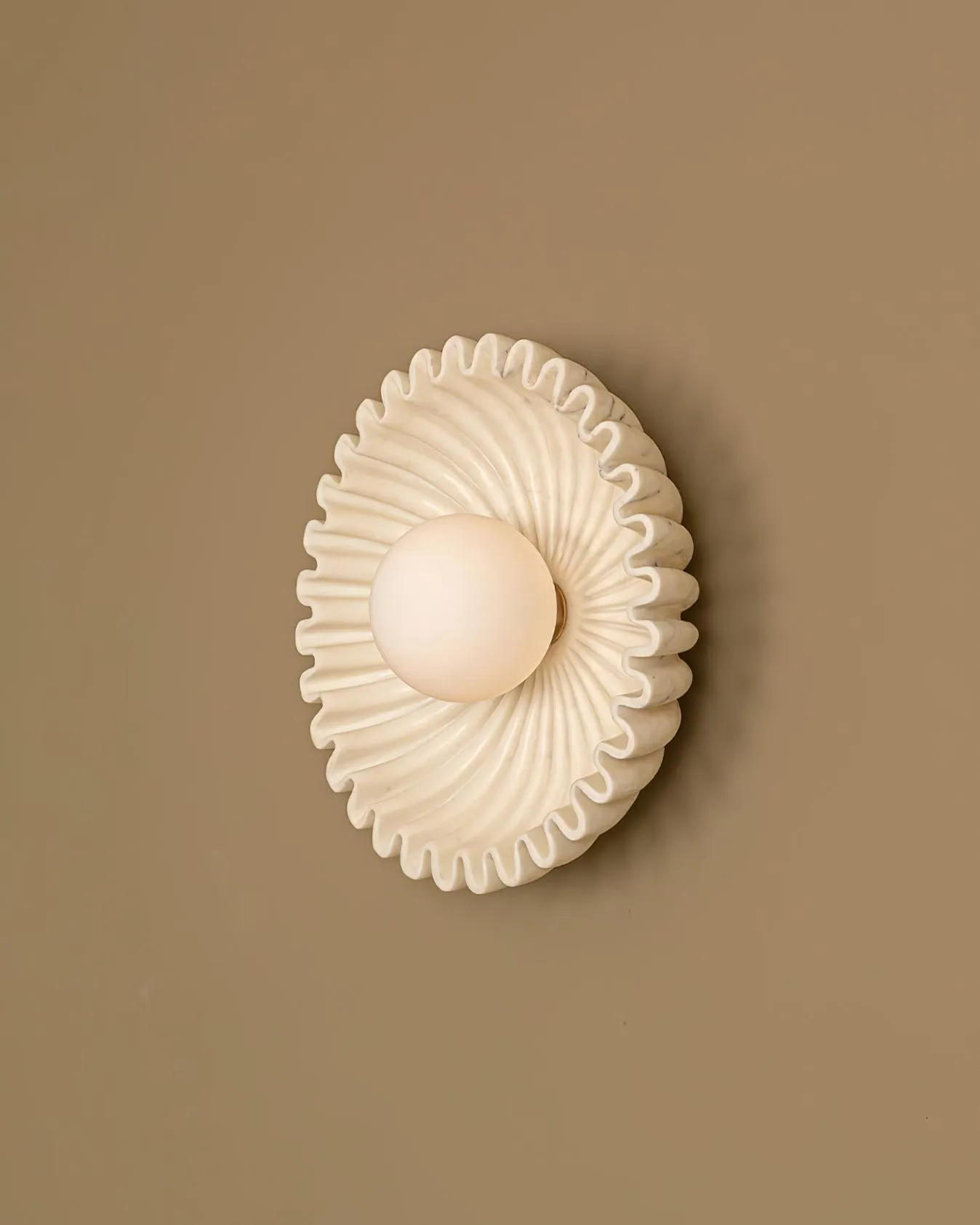 Plastic Lampshade Ceramic Flower Wall lamp M285