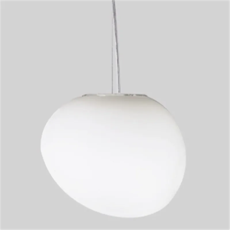 Stone Shape Opal Glass Pendant Light S05