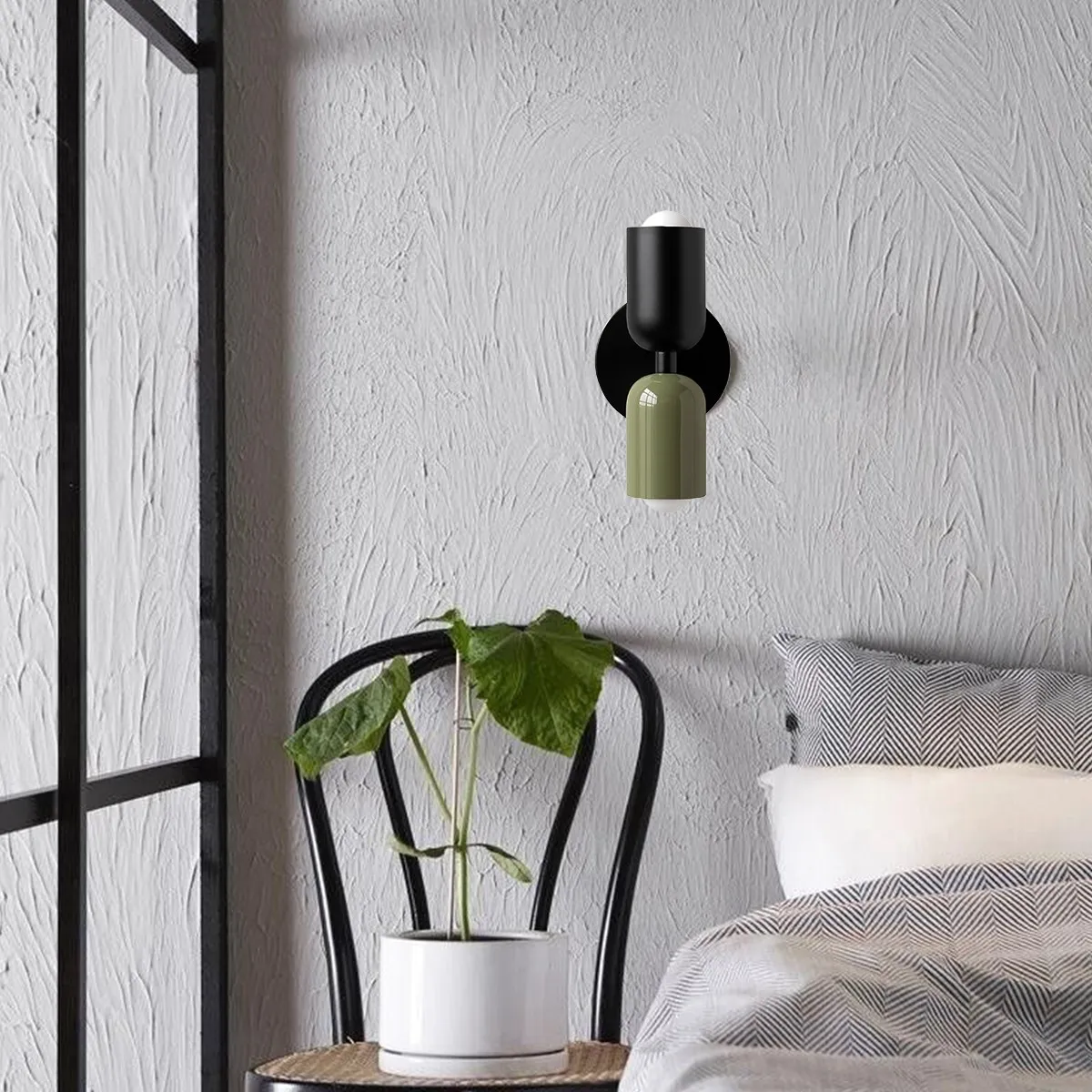 Colorful Double Head Up Down Wall Sconce S113