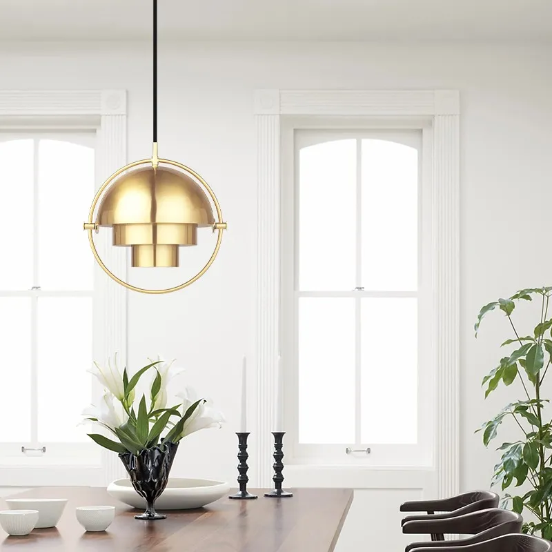 Danish Multilayer Rotatable Pendant Lamp S63