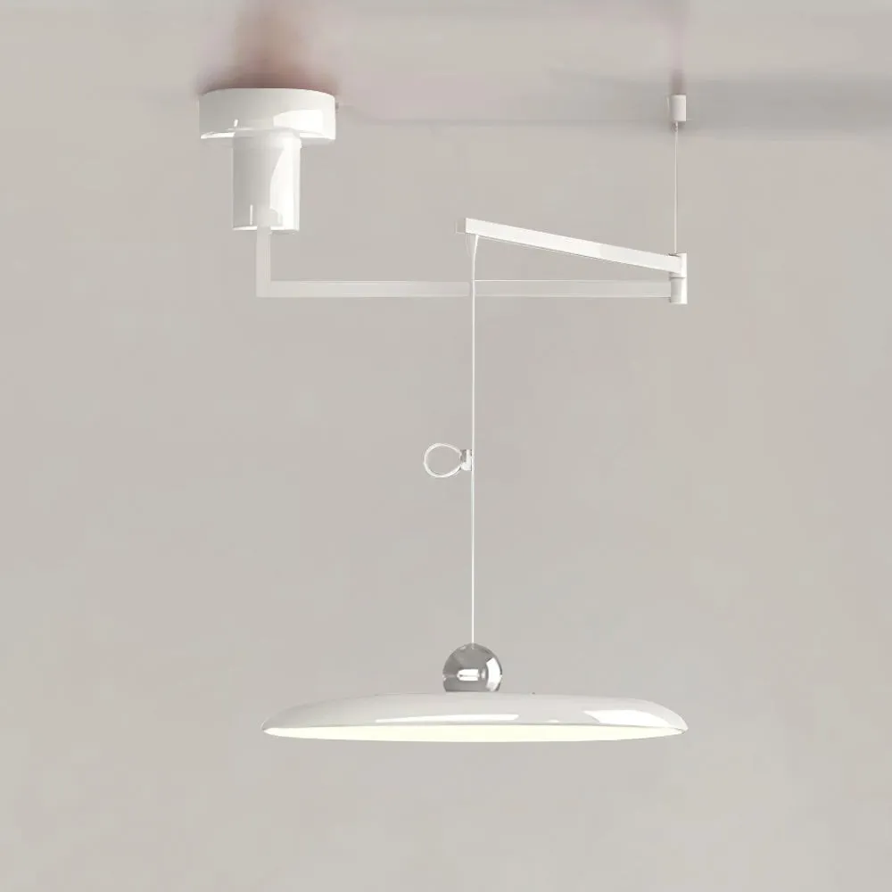 Simple Modern Adjustable Swing Arm Disc Pendant Lamp M110