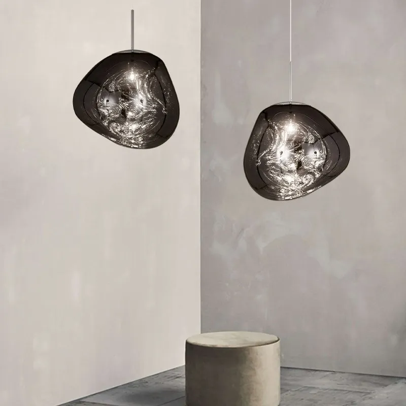 Dynamic Surface Pendant Light For Living Room S09
