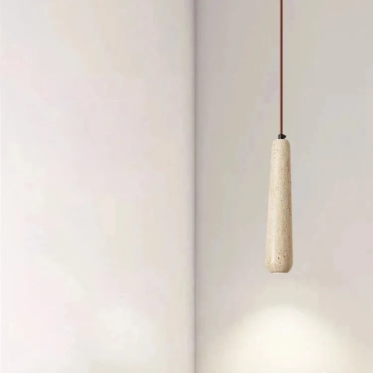 Travertine Tube Pendant Light D922