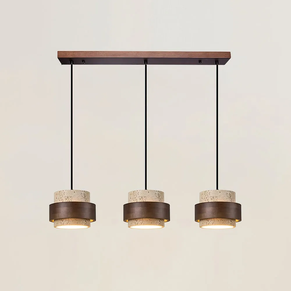 Cylinder Travertine Pendant Lamp M271