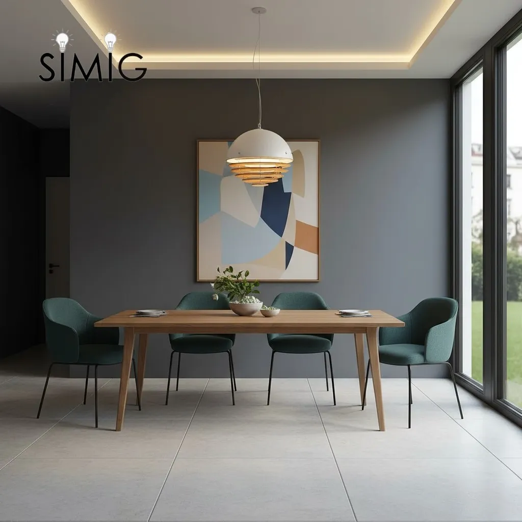 Bauhaus Sunset Ambient Pendant Lamp - Glass Acrylic Pendant Lamp S192