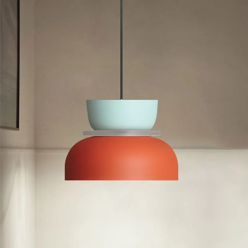 MACRI Color Block Nordic Pendant Light for Living Room