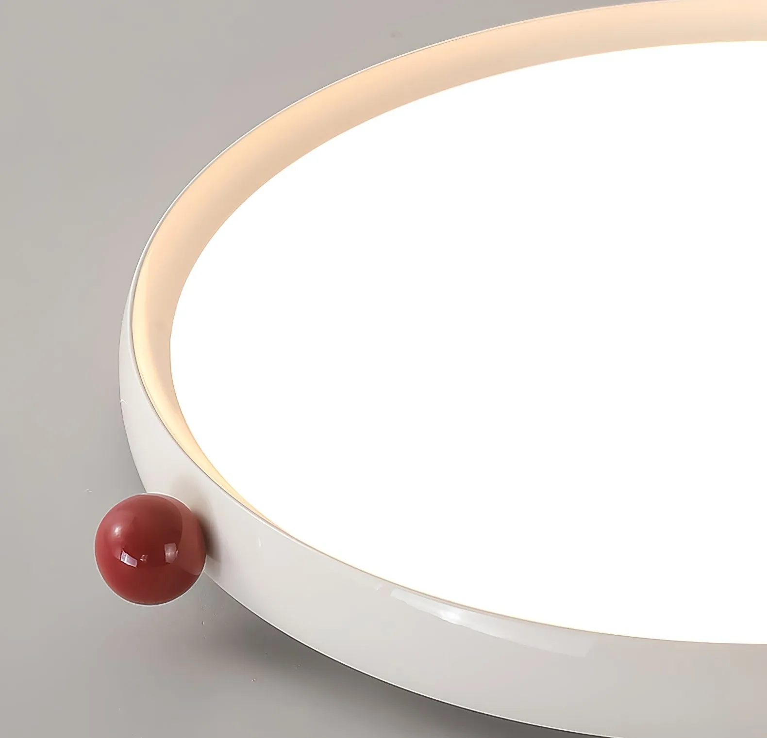 Minimalist Disc Cream Style Ultra-thin Ceiling Lamp M543