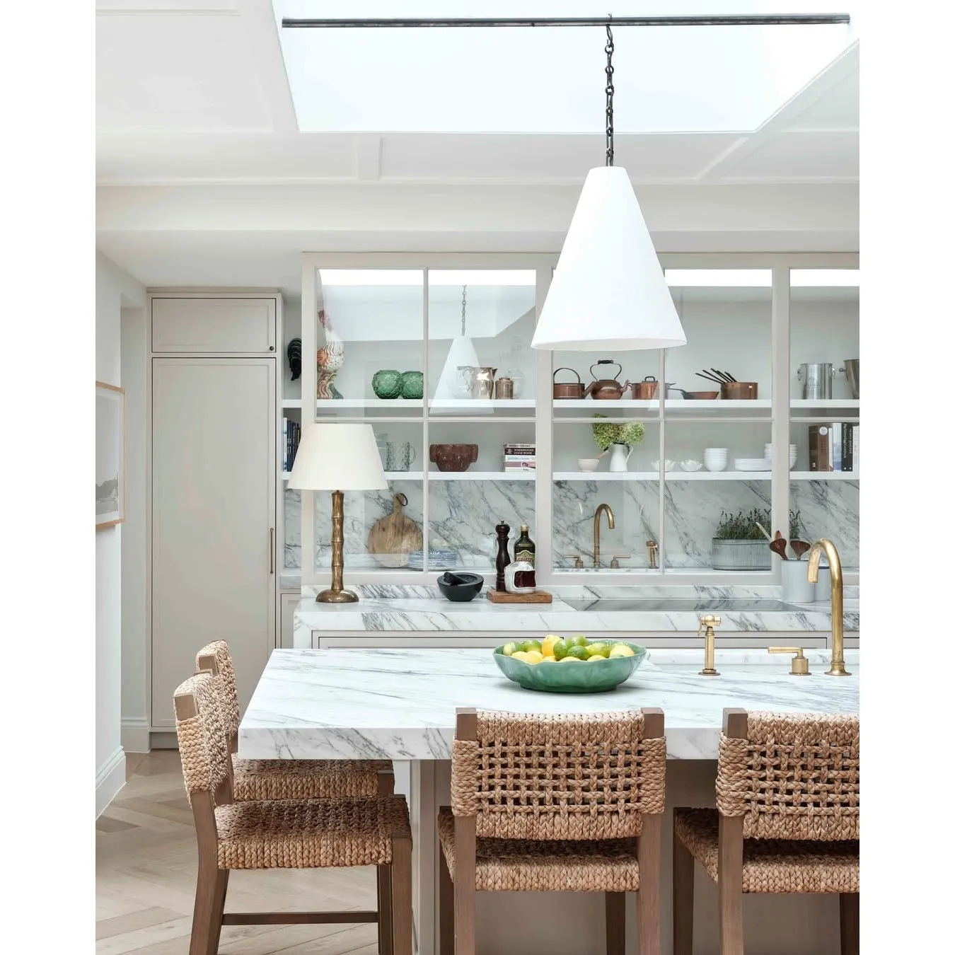 White Plaster Pendant Lamp D641