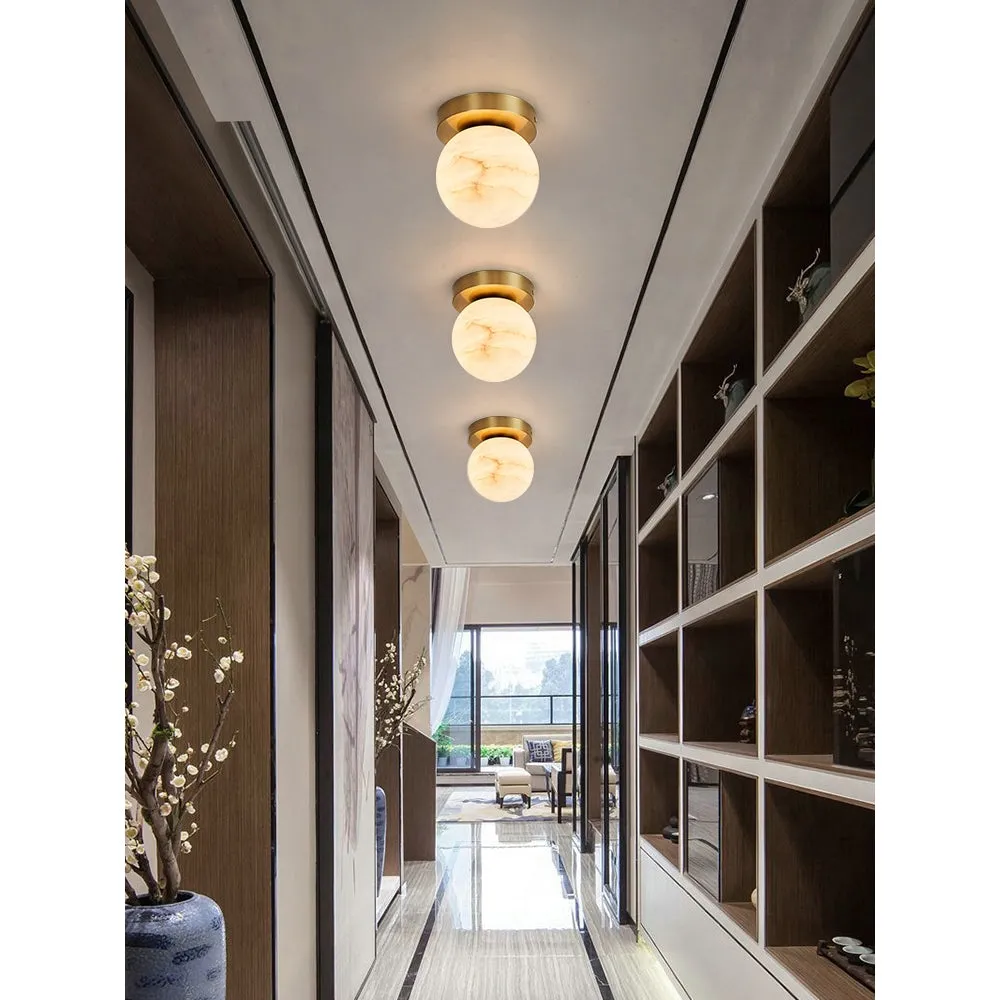 Melange Alabaster Ceiling Light D496