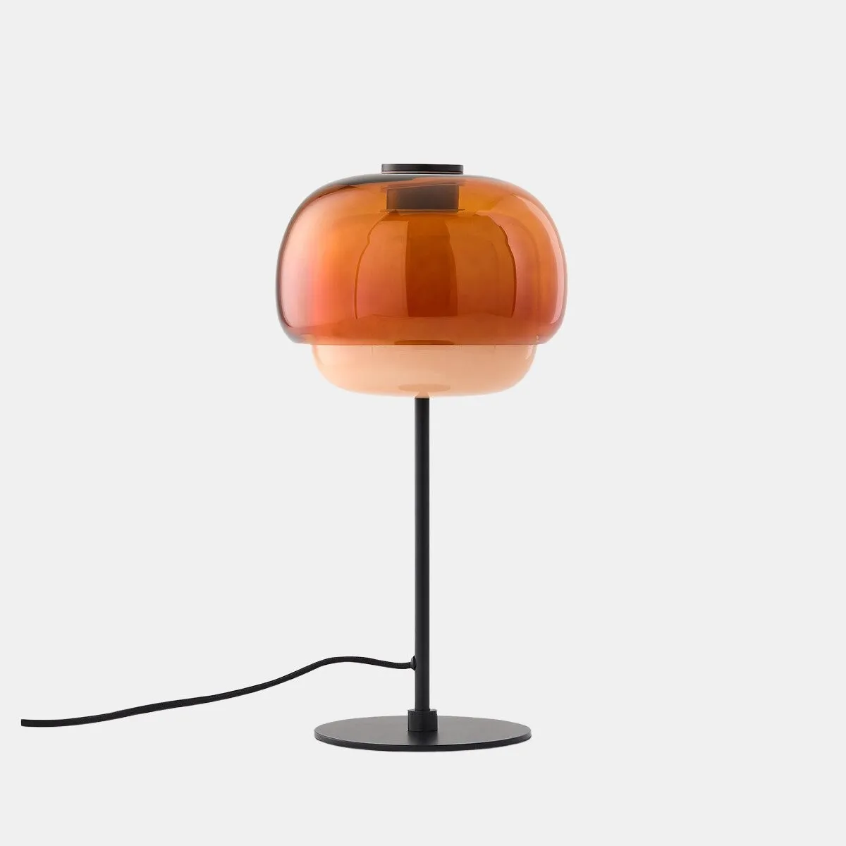 Clinco Modern Retro Glass Table Lamp - Mushroom Double Shade Design T415