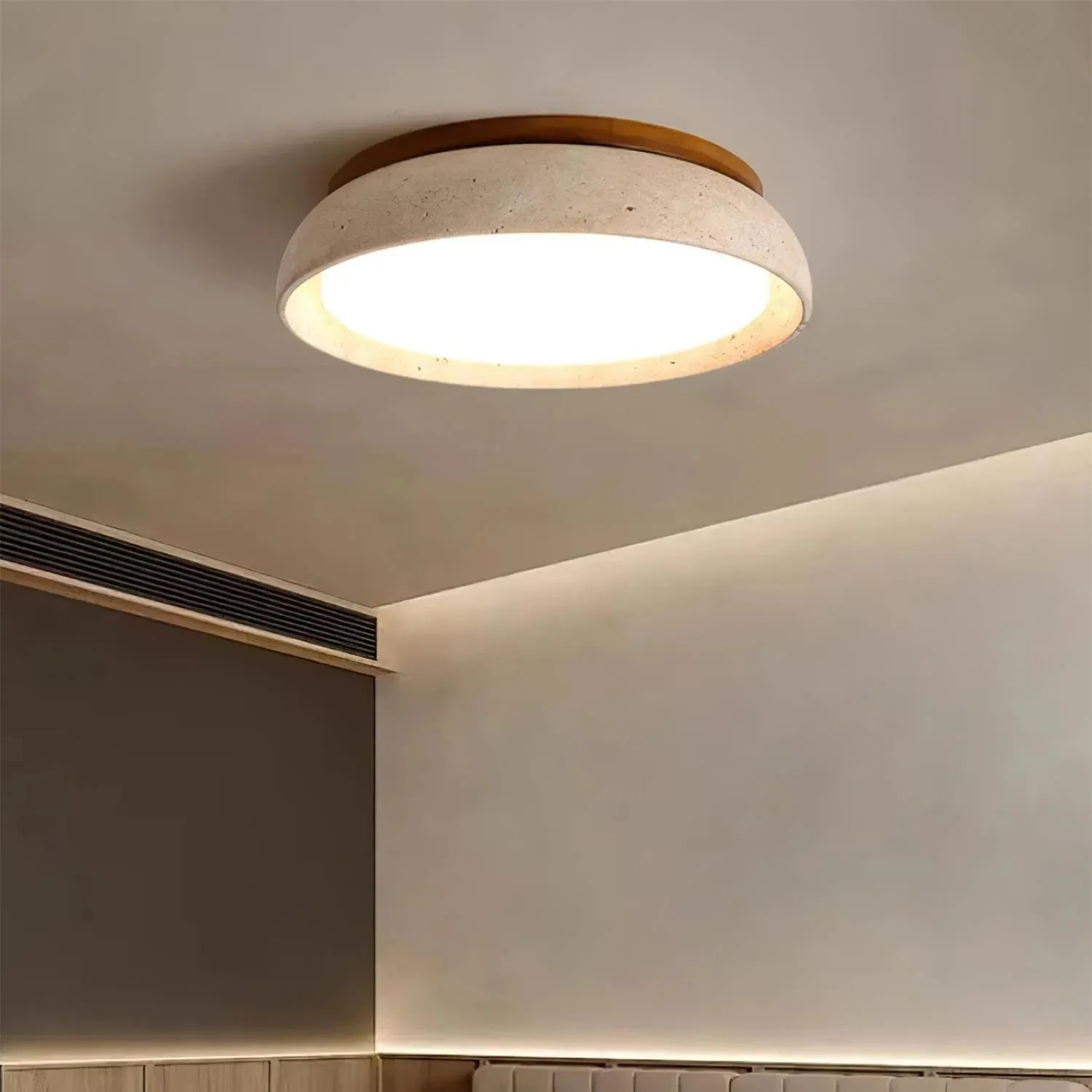 Torvella Modern Scandinavian Travertine Ceiling Light T431
