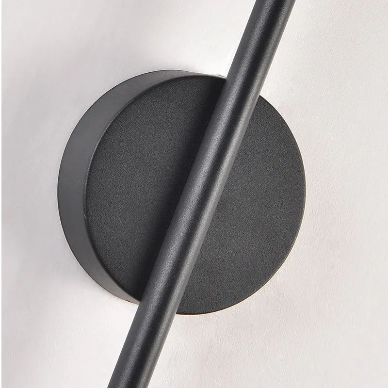 Modern Black Aluminum Wall Light D850