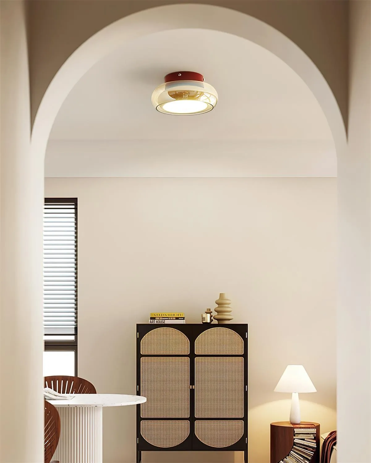 Atmospheric Simple Double Disc Ceiling Light M207