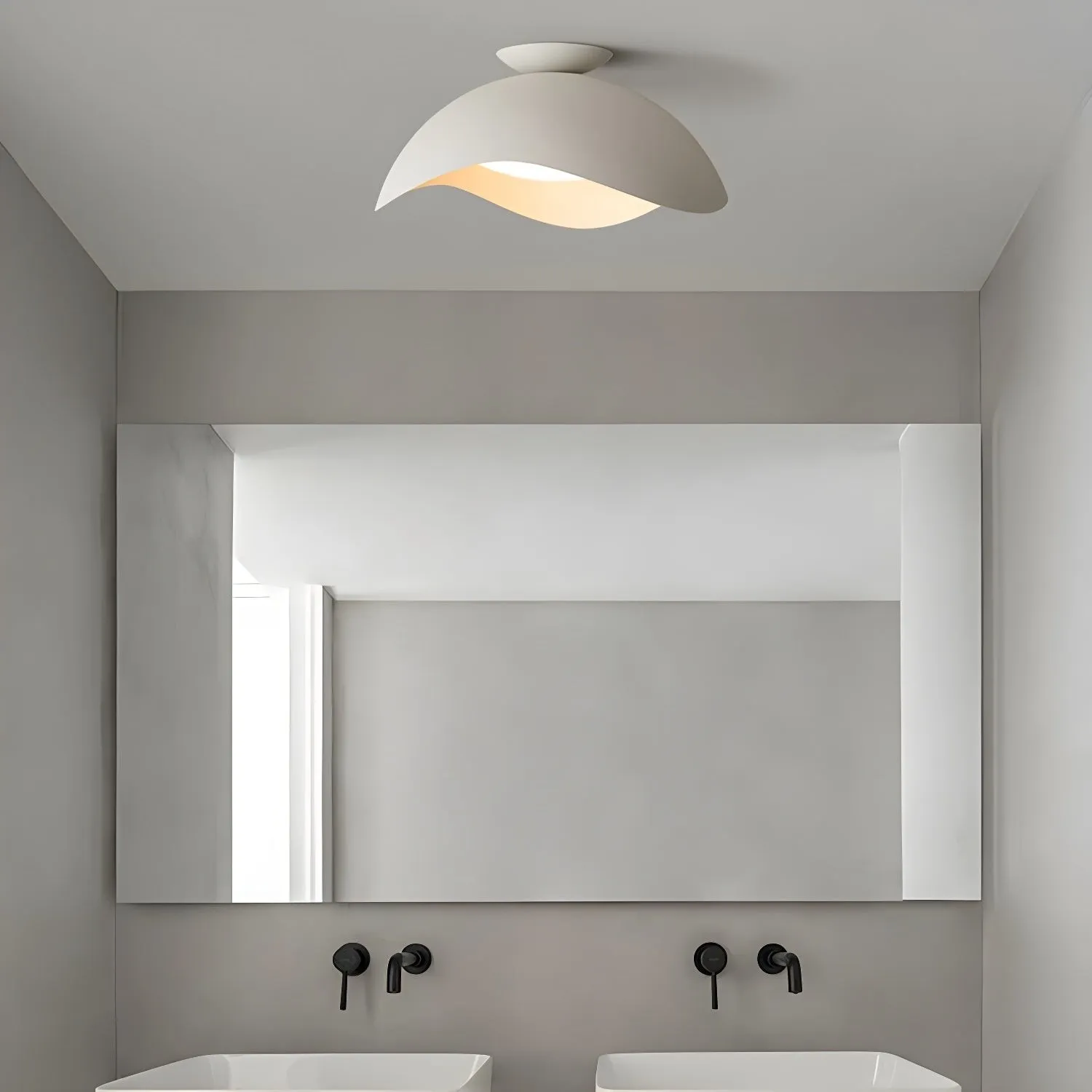 Simple Wave Ceiling Light M23