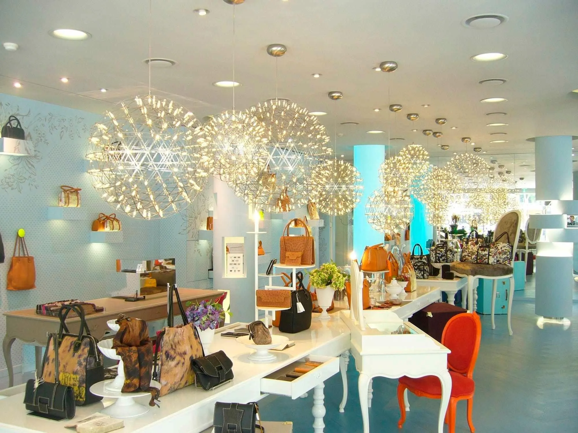Silver Spark Ball Pendant Light T204