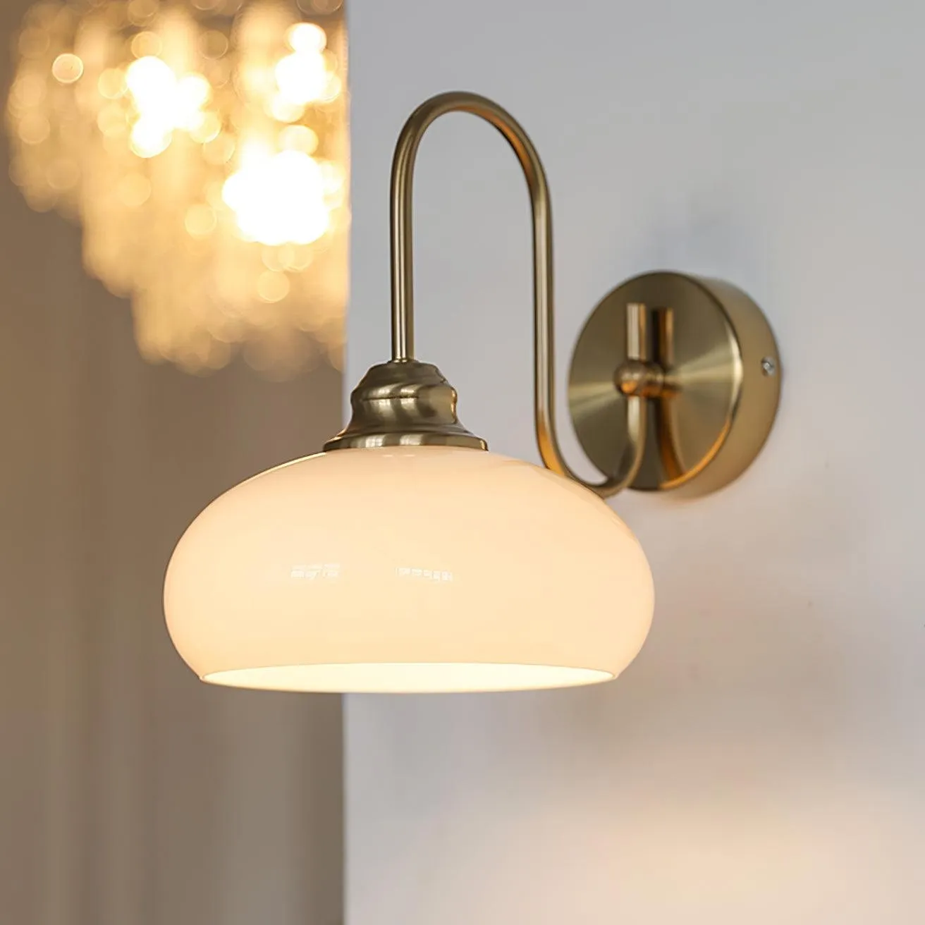 Modern Glass Geometry Wall Light for Living Room M230