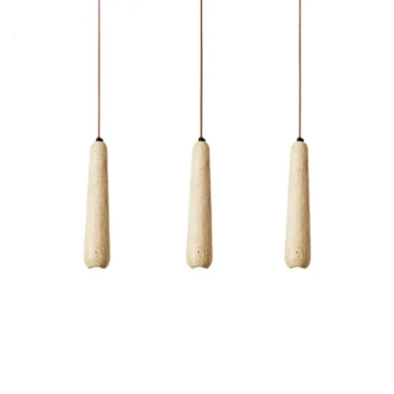 Travertine Tube Pendant Light D922