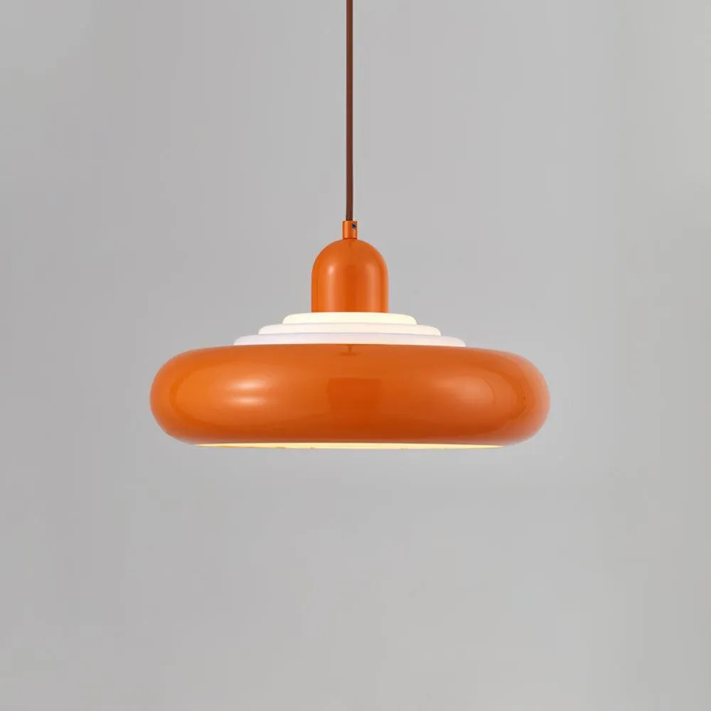 Multi-tiered Round Tower Cream Color Pendant Lamp M488