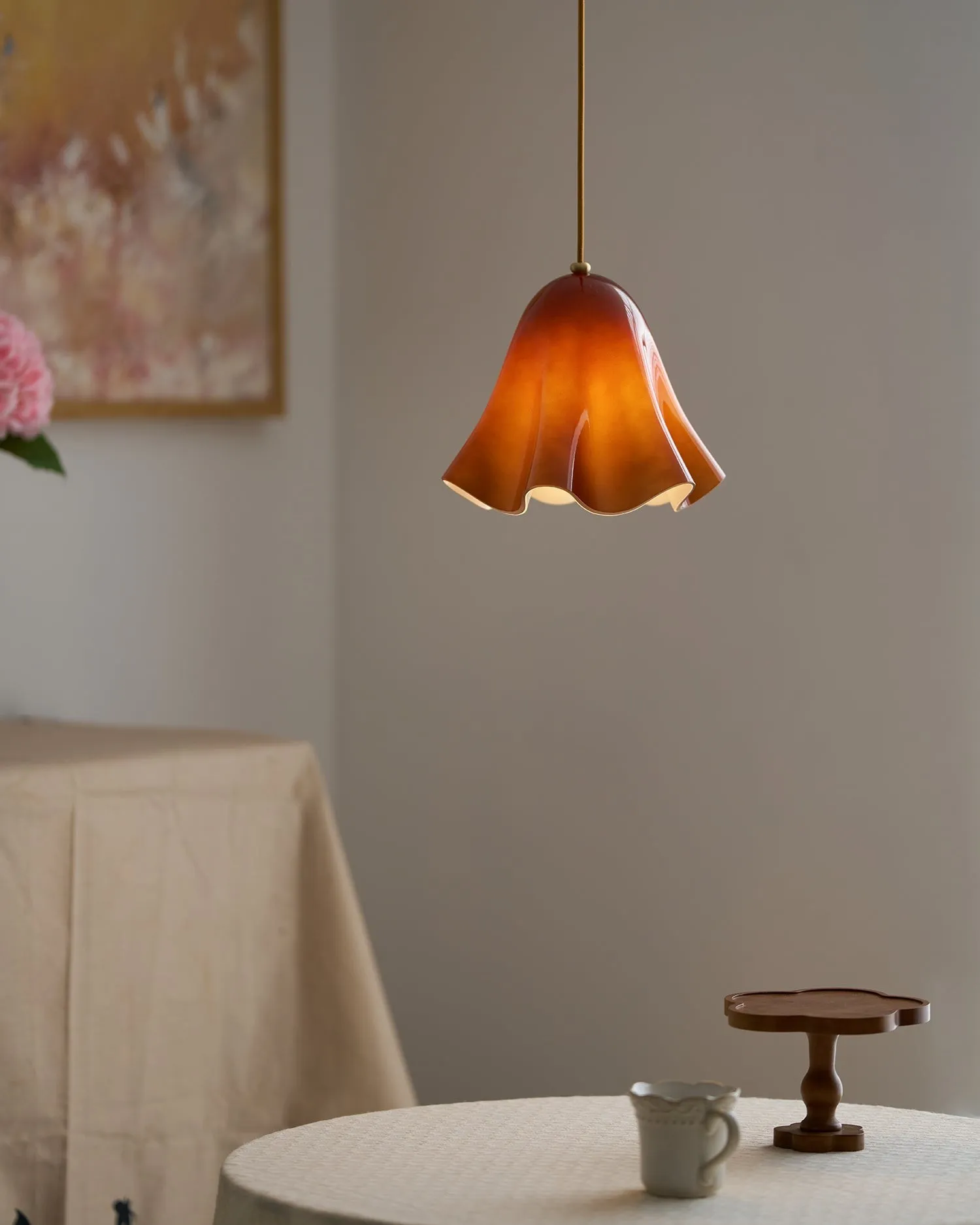 French Skirt Pendant Lamp P074