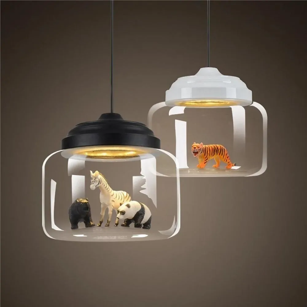 Creative Little Zoo Glass Pendant Light S83