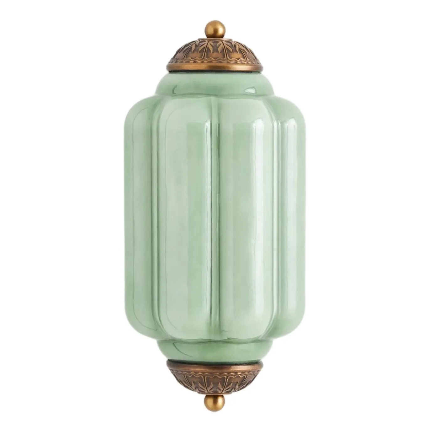 Eloise Long Pumpkin Retro Glass Recessed Wall Lamp G52