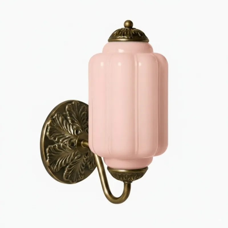 Eloise Vintage Sconce With Milk Glass Shade For Bedroom Or Hallway S194