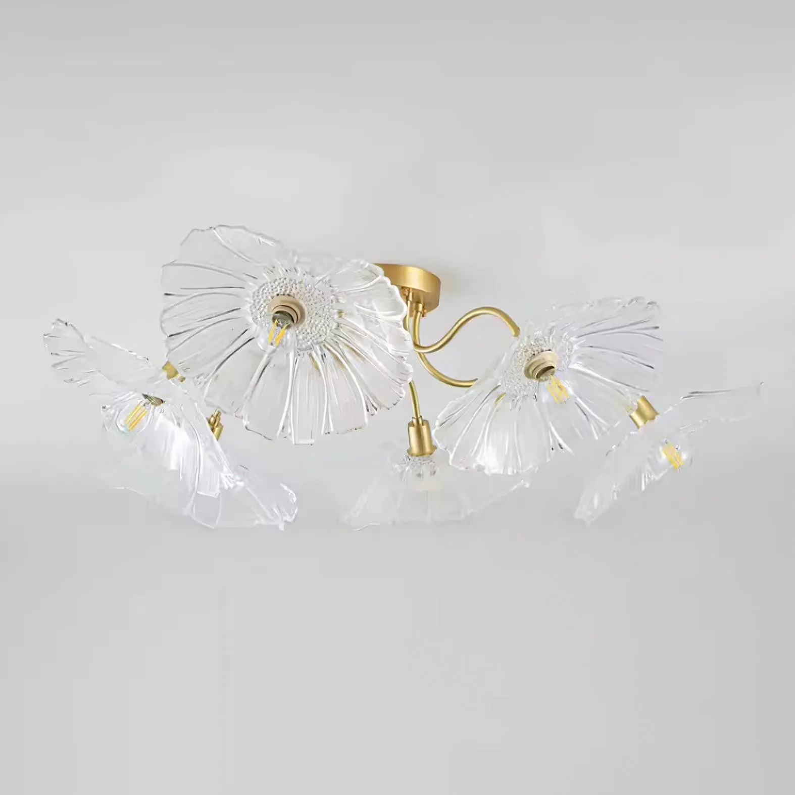 Murano Glass Flowers Ceiling Light P049