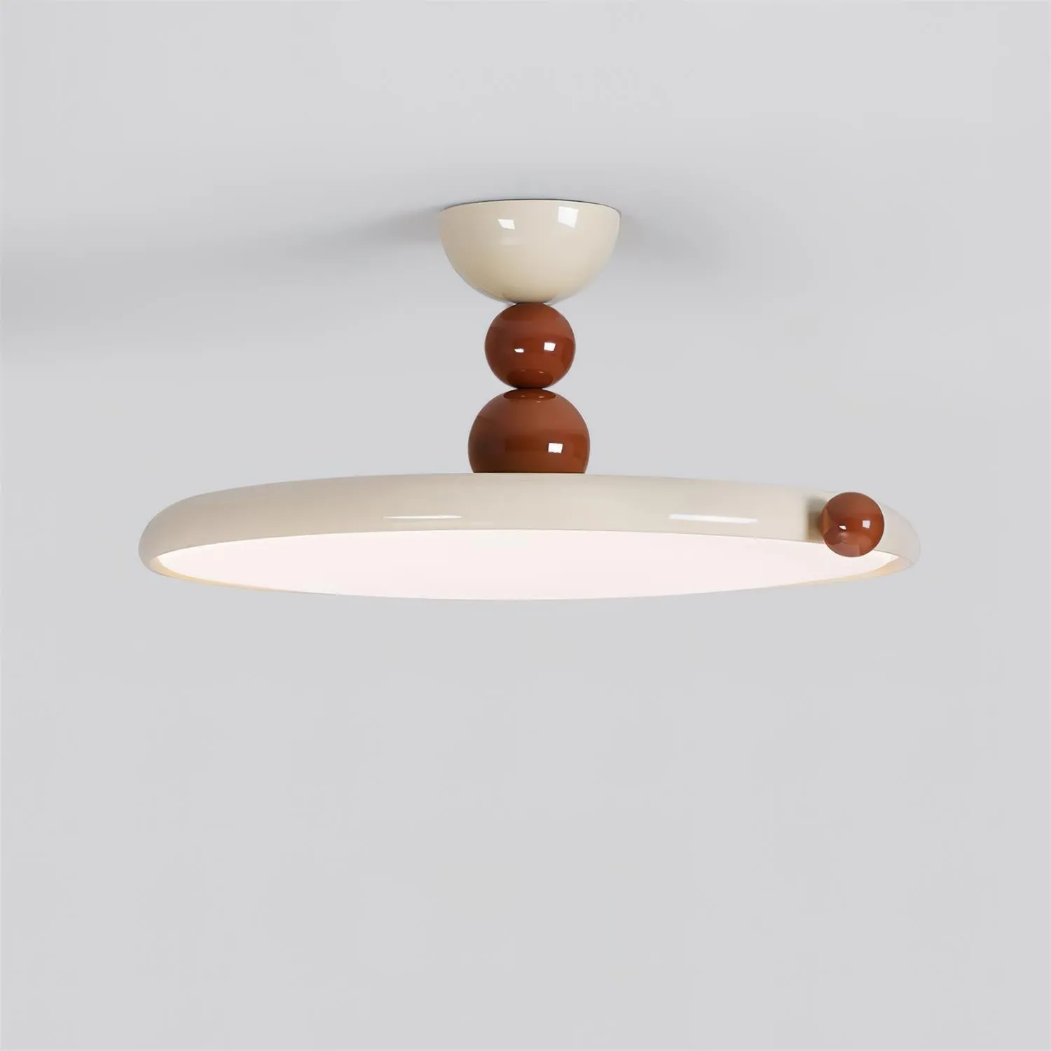 French Style Retro Round Flying Disc Ceiling Lamp M235