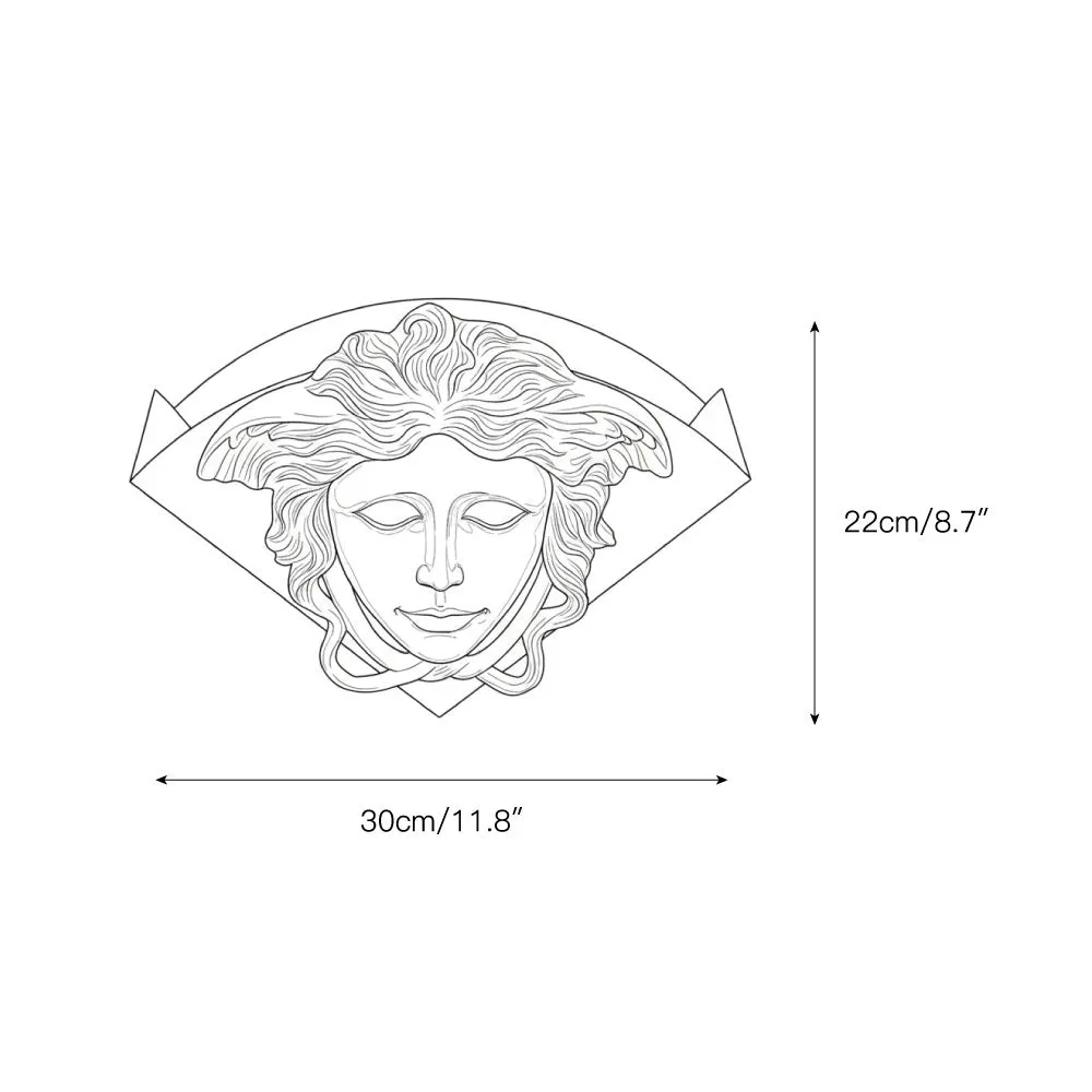 Sphinx Brass Wall Lamp D744