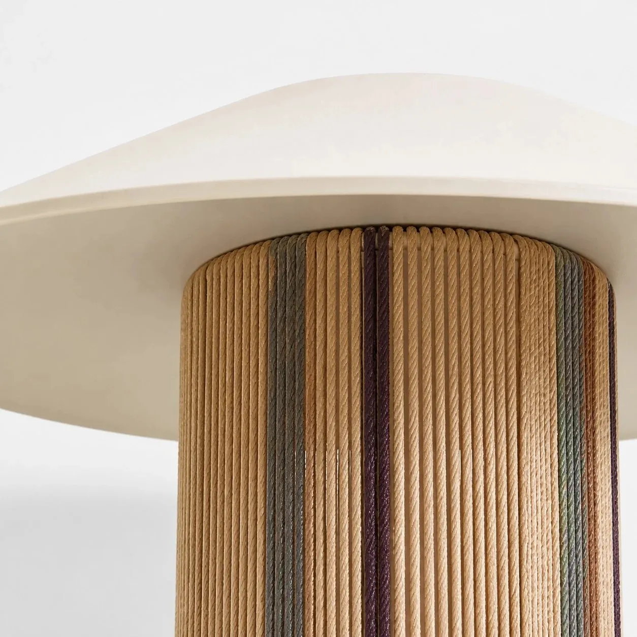Woven wall sconce texture detail