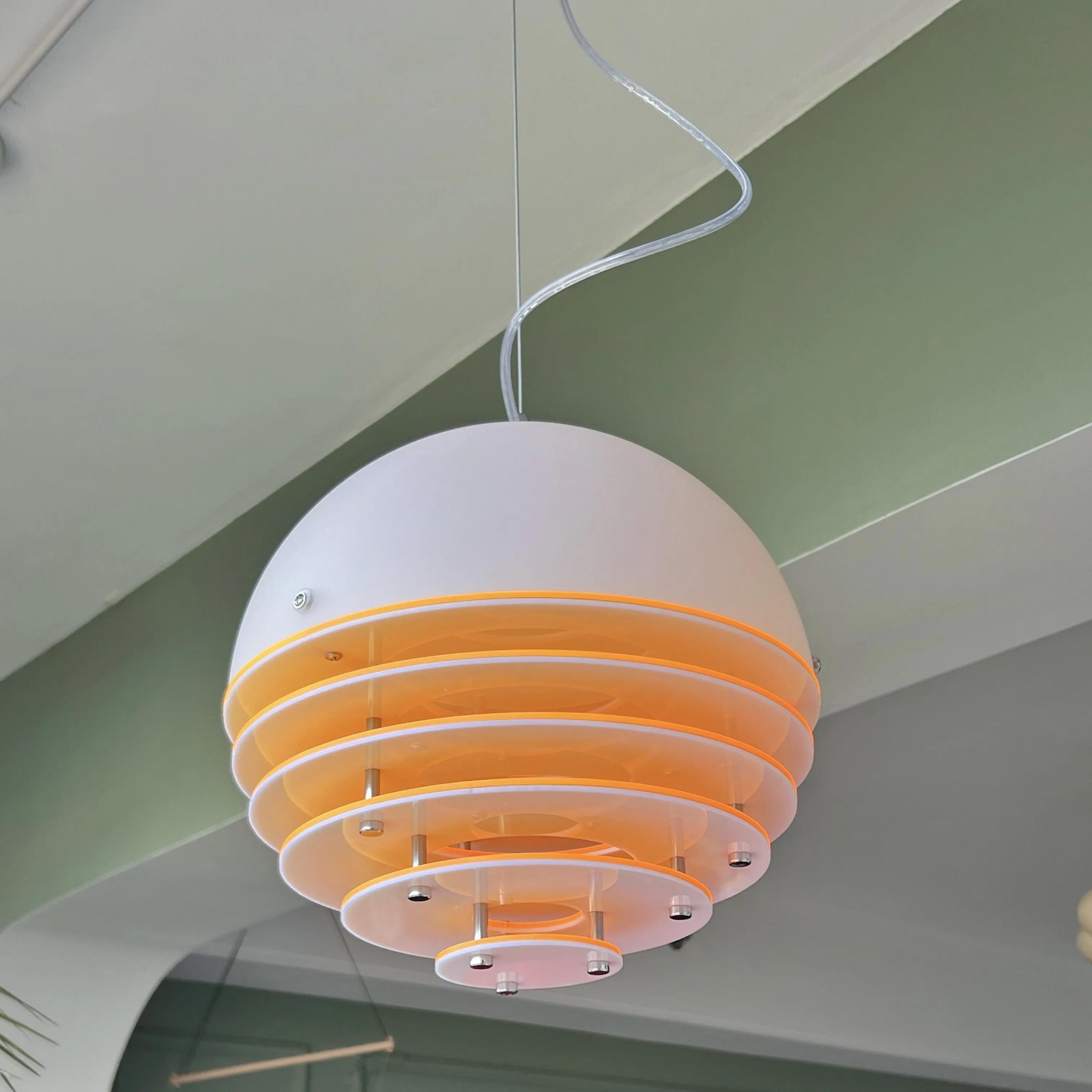 Bauhaus Sunset Ambient Pendant Lamp - Glass Acrylic Pendant Lamp S192