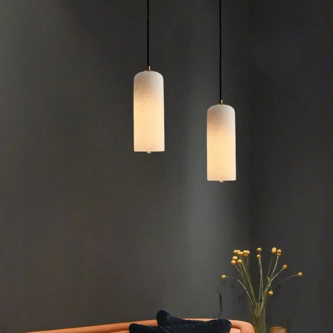 Nordic Modern  Alabaster Monty Pendant Light D888