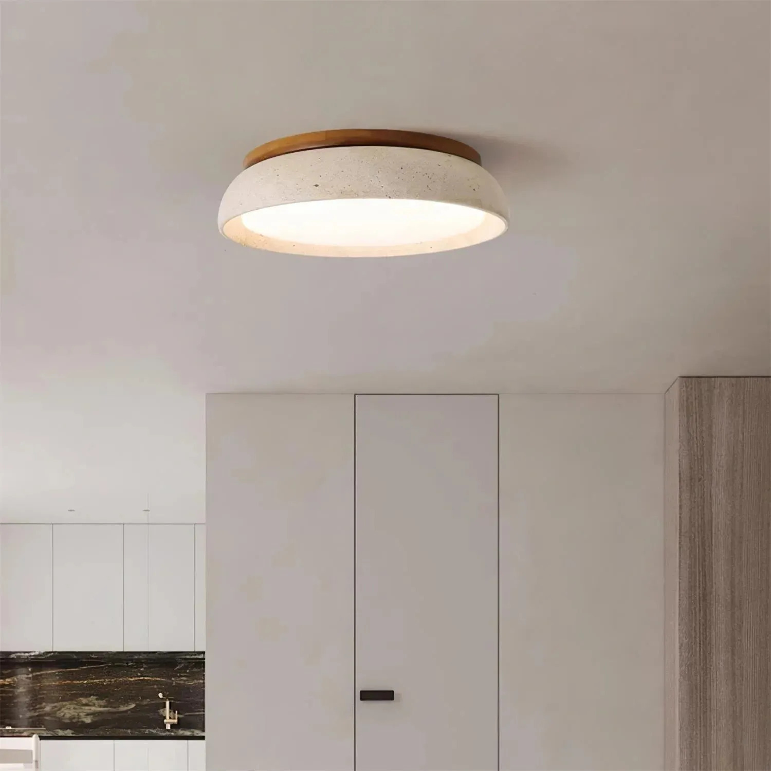 Torvella Modern Scandinavian Travertine Ceiling Light T431
