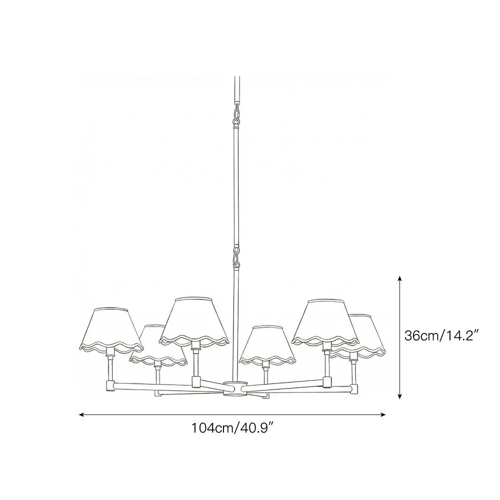 Larkspur Chandelier D757