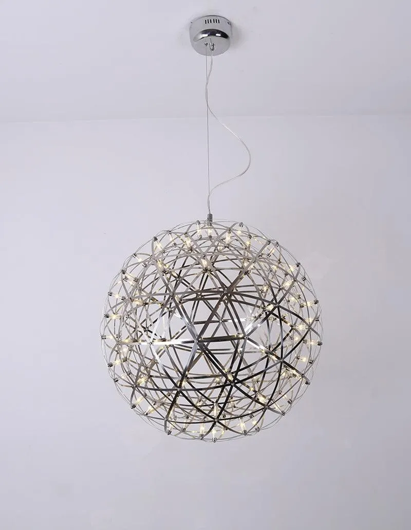Silver Spark Ball Pendant Light T204