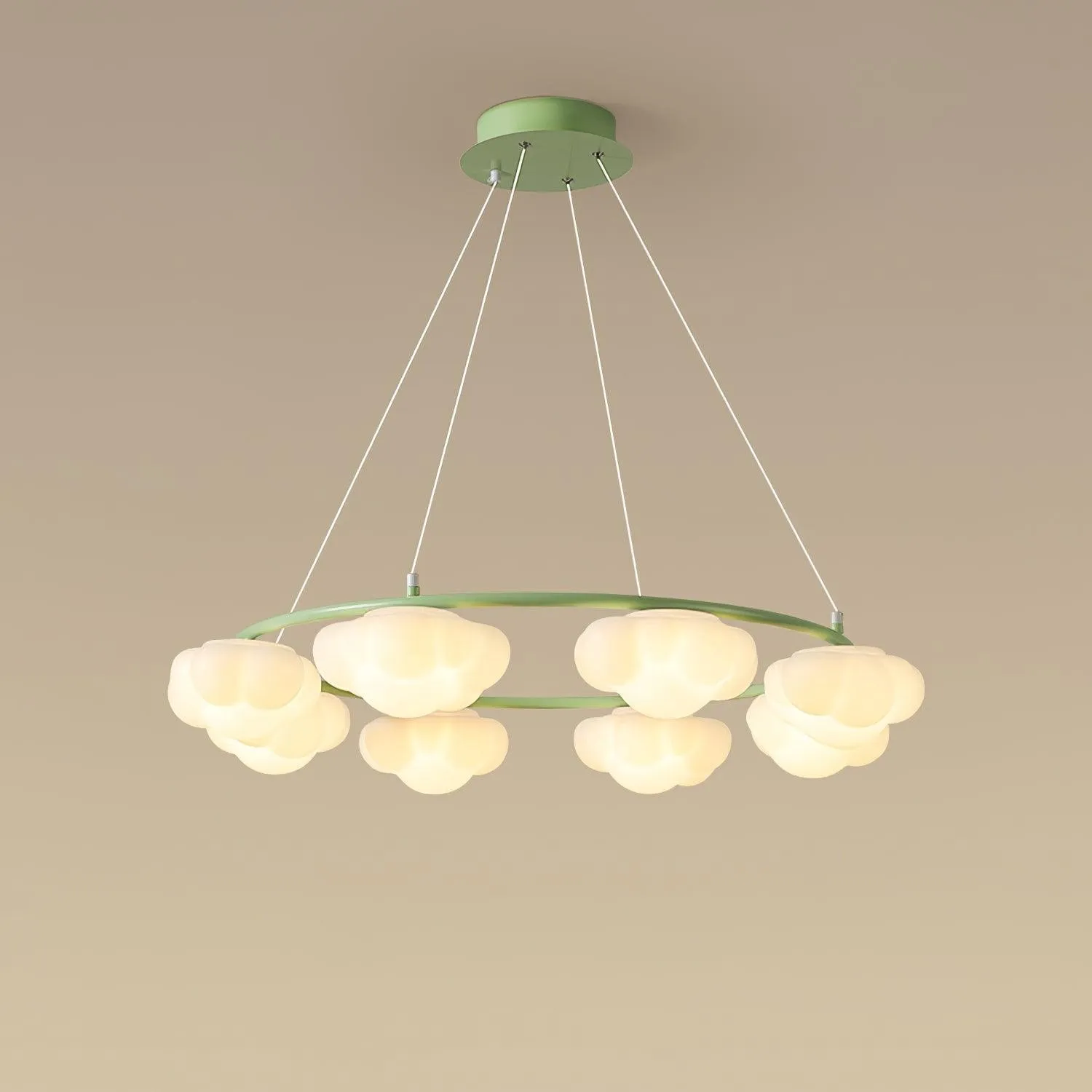 Cream Style Creative Personality Clouds Chandelier M322
