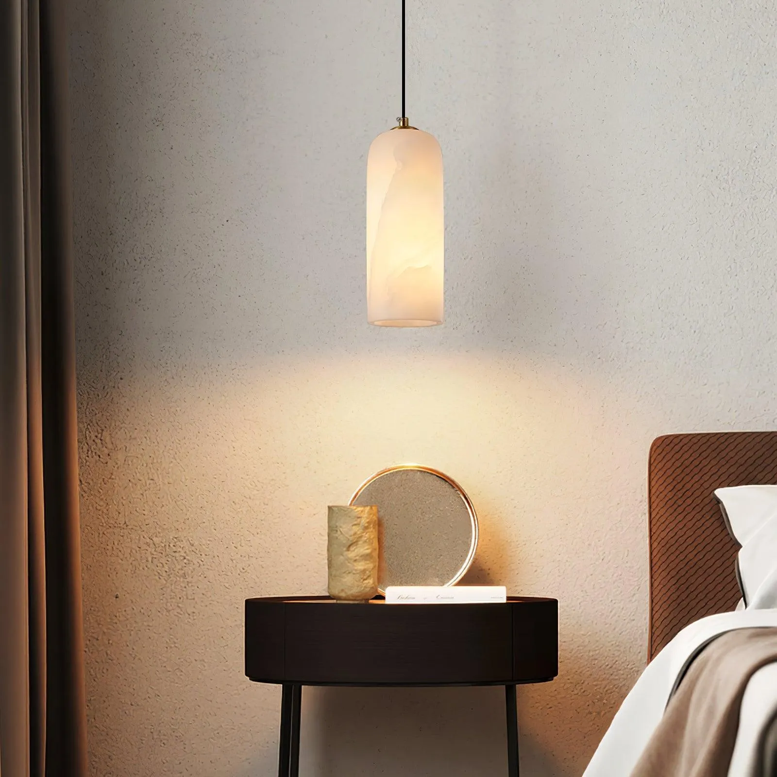 Nordic Modern  Alabaster Monty Pendant Light D888