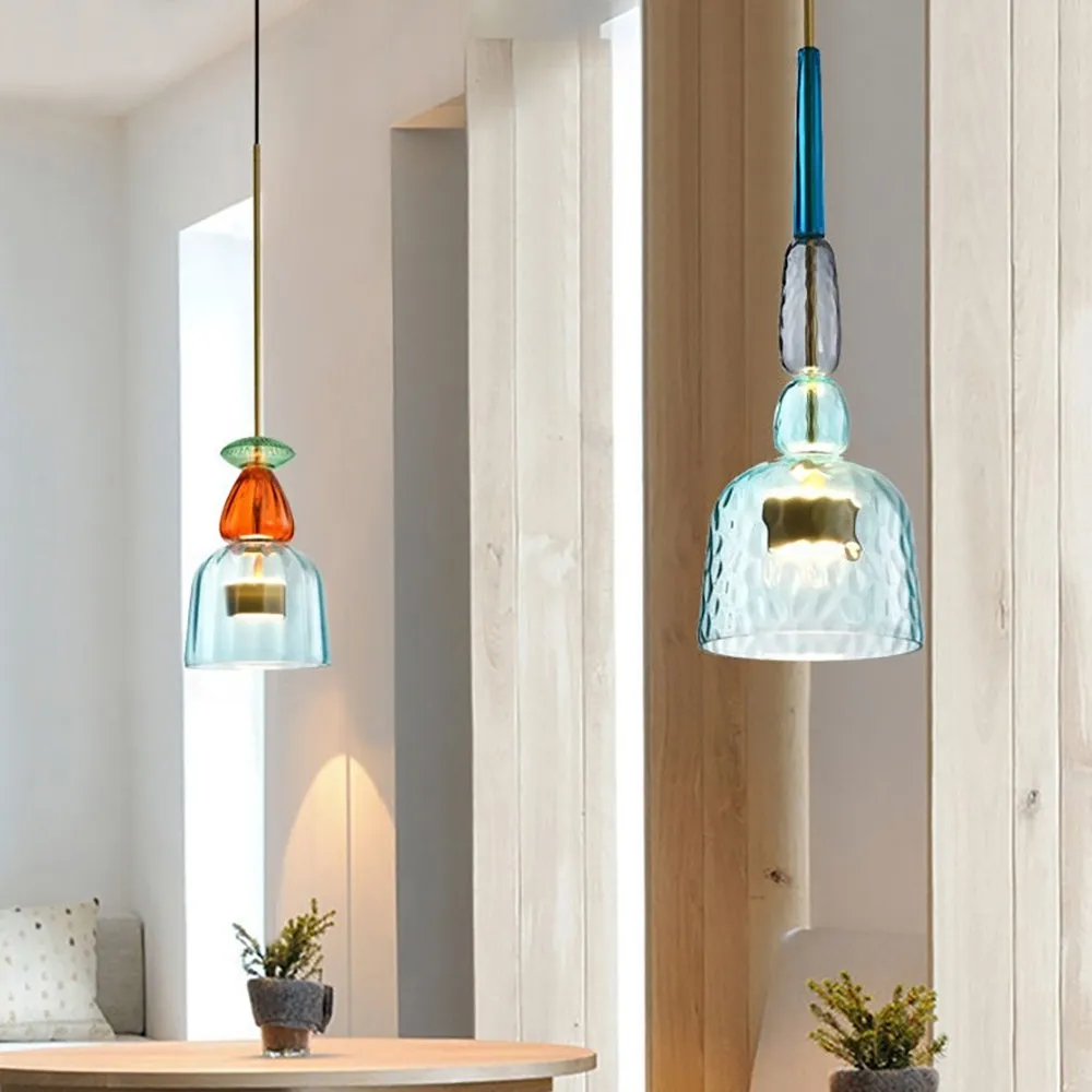 Nordic Colorful Lollipop Glass Pendant Light S97