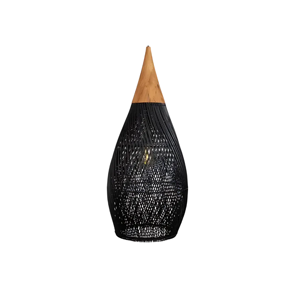 Handmade Rattan Tapestry Pendant Light D839