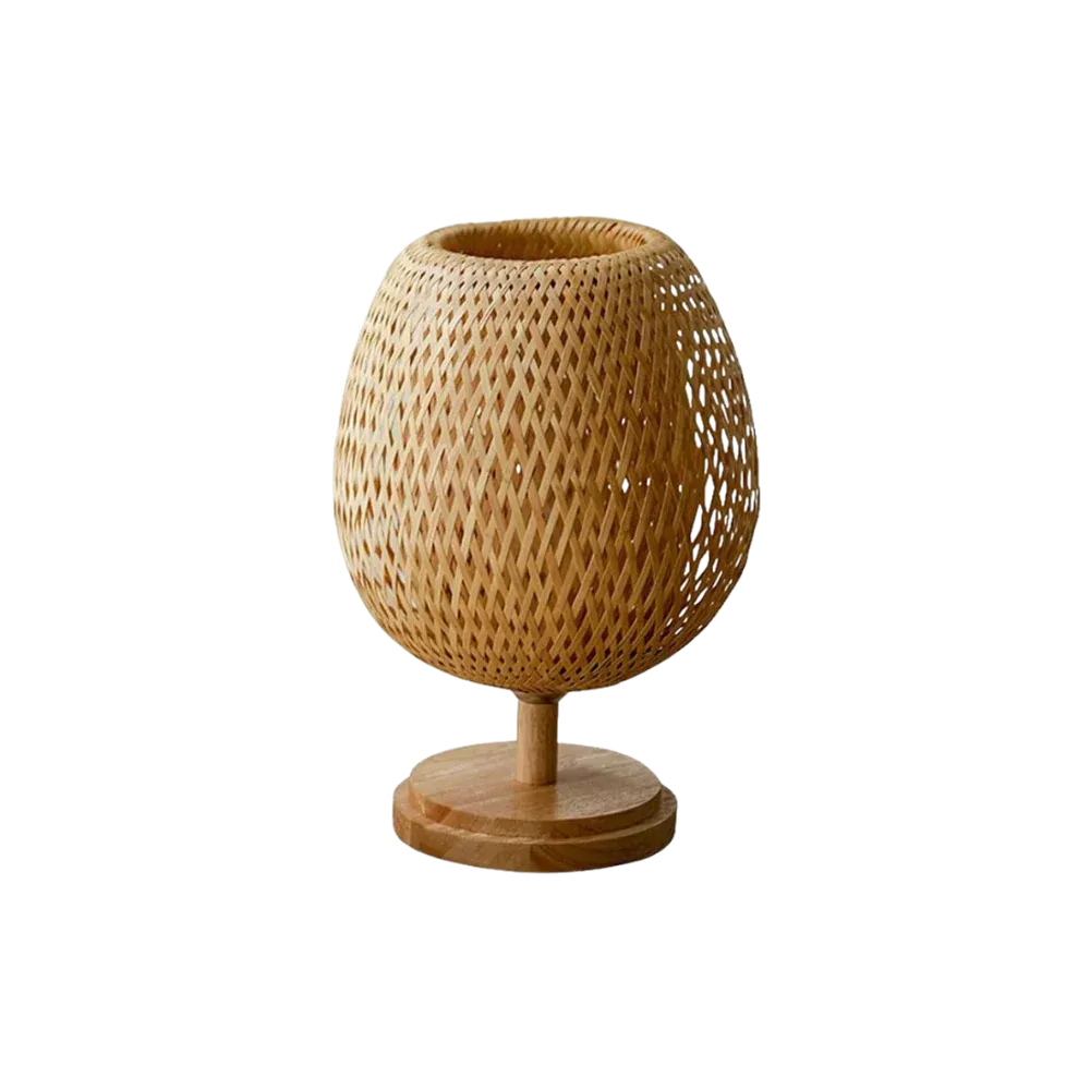 Handcrafted Sustainable Bamboo Table Lamp D847