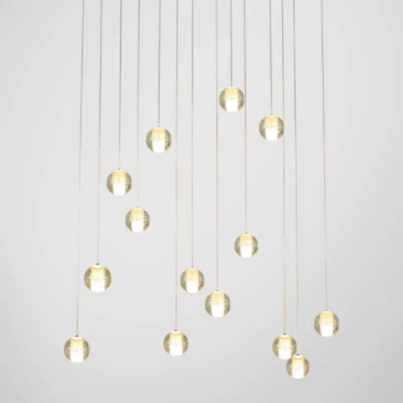 Crystal Ball Pendant Light For Living Room