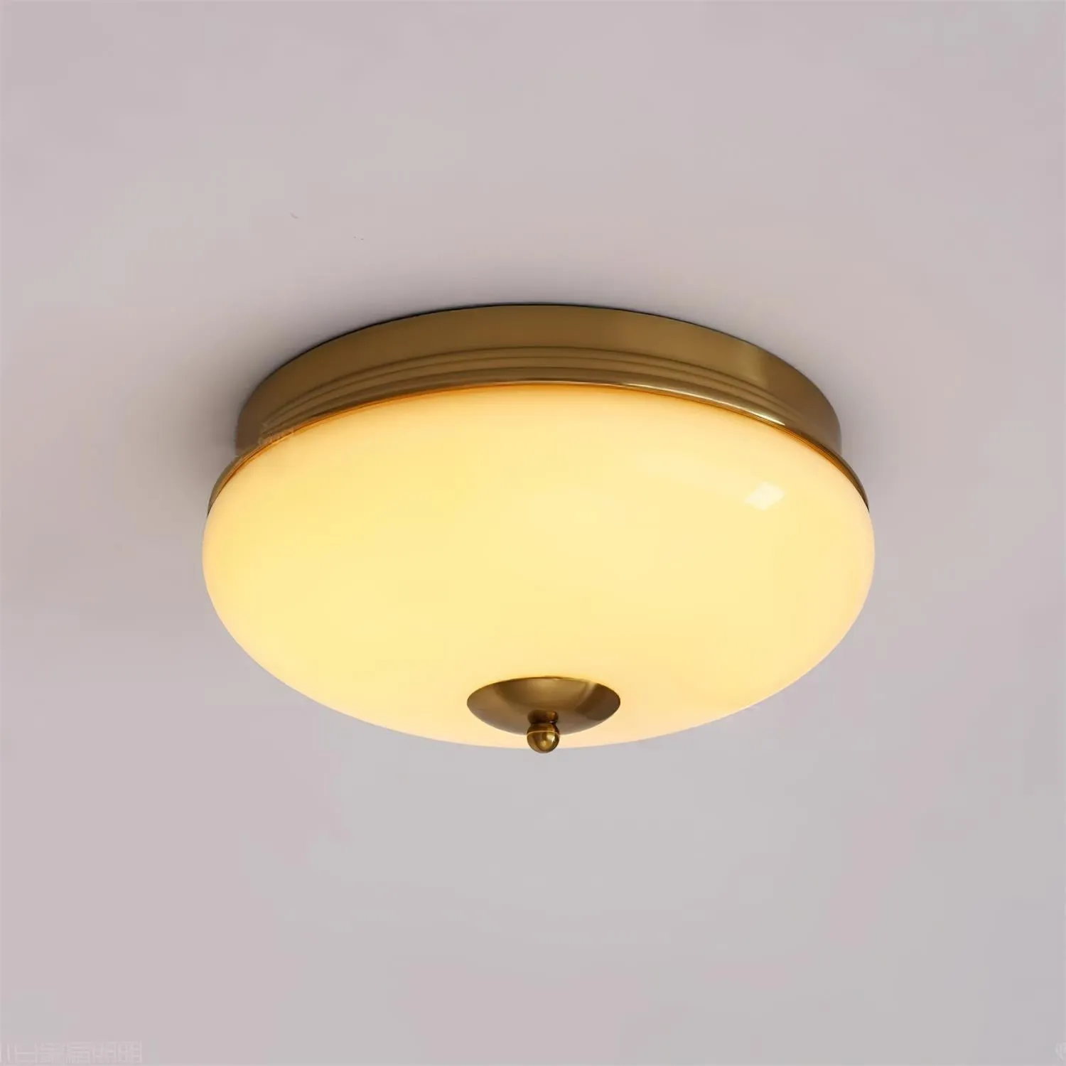 European Mid Century Cream Ceiling Light M242