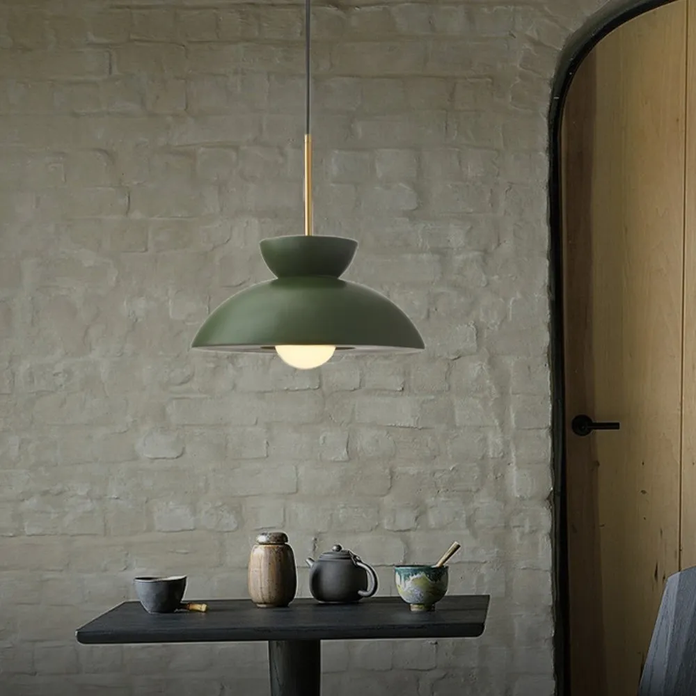 Wabi-Sabi Style Resin Pendant Light S120