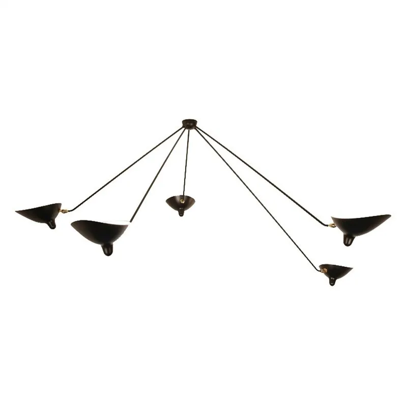 Industrial Adjustable Multi Arm Ceiling Light S17
