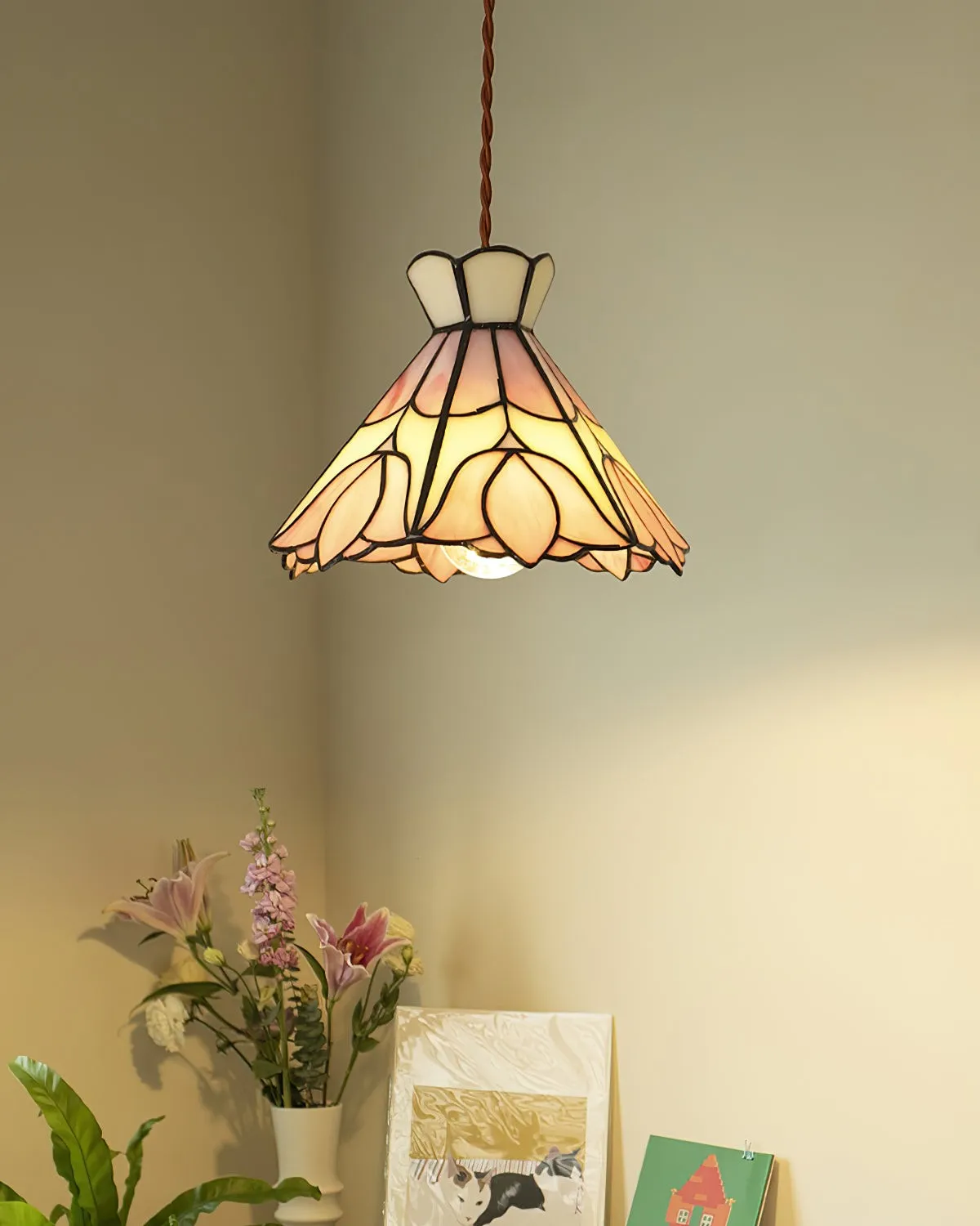 Retro Tiffany Pendant Lamp P066