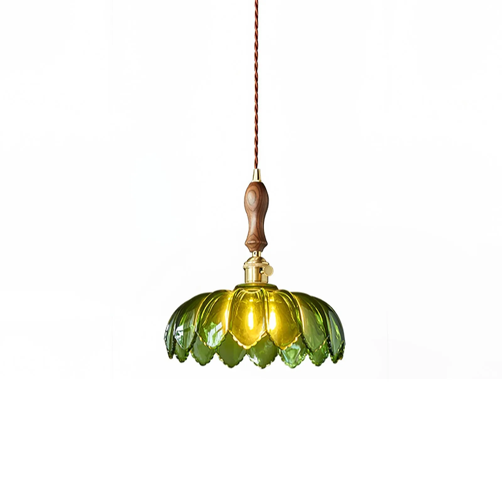 Retro Petal Green Pendant Lamp M58