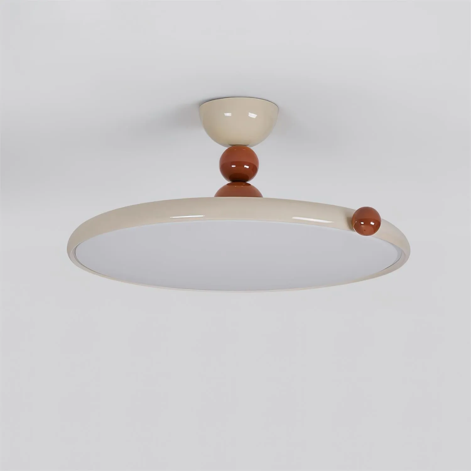 French Style Retro Round Flying Disc Ceiling Lamp M235